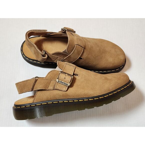 Dr. Martens Jorge II Men’s 14 Savannah Tan Tumbled Nubuck Slip‑On main image 9